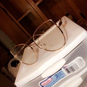 Gold Frame Cat eye glasses
